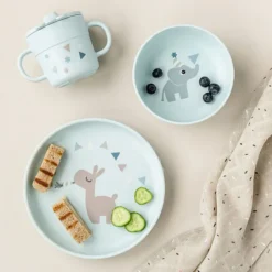 Done by Deer Coffret Repas 3 Pièces Foodie - Celebration Bleu