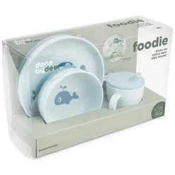 Done by Deer Coffret Repas 3 Pièces Foodie - Wally Bleu