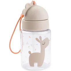 Done by Deer Gourde avec Paille Celebration Sable - 280 ml