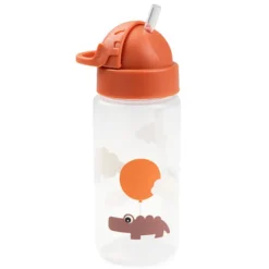 Done by Deer Gourde avec Paille Happy Clouds Papaye - 350 ml
