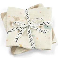 Done by Deer Lot de 2 Langes - Celebration Sable