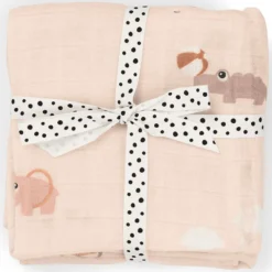 Done by Deer Lot de 3 Langes - Playground Rose