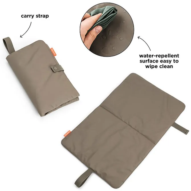 Done by Deer Matelas à Langer Pliable - Taupe
