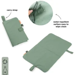 Done by Deer Matelas à Langer Pliable - Vert