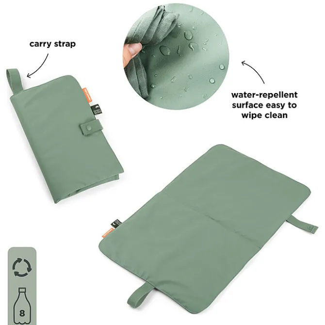 Done by Deer Matelas à Langer Pliable - Vert