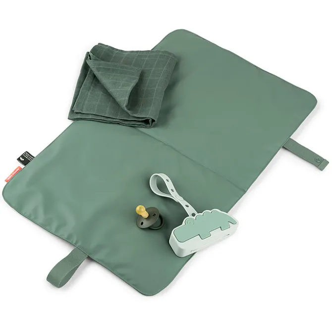 Done by Deer Matelas à Langer Pliable - Vert