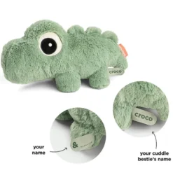 Done by Deer Peluche Bestie Croco - Vert