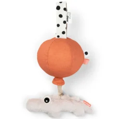 Done by Deer Peluche Musicale Happy Clouds Croco - Rose