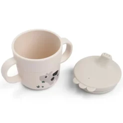 Done by Deer Tasse d'Apprentissage Foodie Tiny Farm Sable - 215 ml