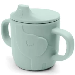 Done by Deer Tasse d'Apprentissage Peekaboo Elphee Bleu - 120 ml