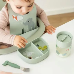 Done by Deer Tasse d'Apprentissage 360° Playground Vert - 260 ml