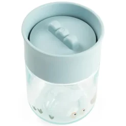 Done by Deer Tasse d'Apprentissage 360° Tiny Farm Bleu - 260 ml