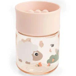 Done by Deer Tasse d'Apprentissage 360° Tiny Farm Rose - 260 ml