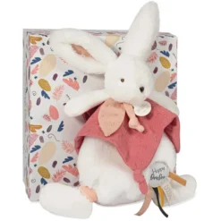 Doudou et Compagnie Doudou Pompon Happy Boho - Terracotta
