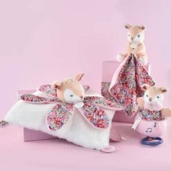 Doudou et Compagnie Doudou Pétale Faon Boh'aime - Blanc