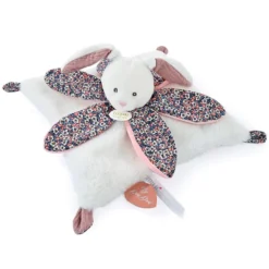 Doudou et Compagnie Doudou Pétale Lapin Boh'aime - Blanc
