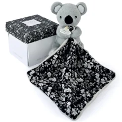 Doudou et Compagnie Peluche Koala avec son Doudou Boh'aime - Gris