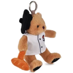Doudou et Compagnie Porte-clés Peluche Ours Chef avec Baguette