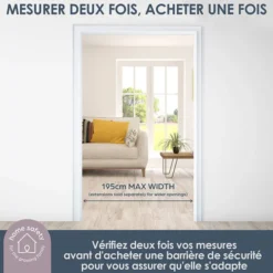 Dreambaby Barrière de Sécurité Adapta - Noir