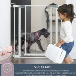 Dreambaby Barrière de Sécurité Clear Panel - Blanc