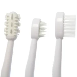 Dreambaby Lot de 3 Brosses à Dents en 3 Etapes - Blanc
