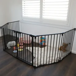Dreambaby Parc Bébé Discovery 6 3-en-1 Pliable - Noir