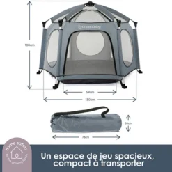 Dreambaby Parc d'Extérieur Pop-up - Bleu