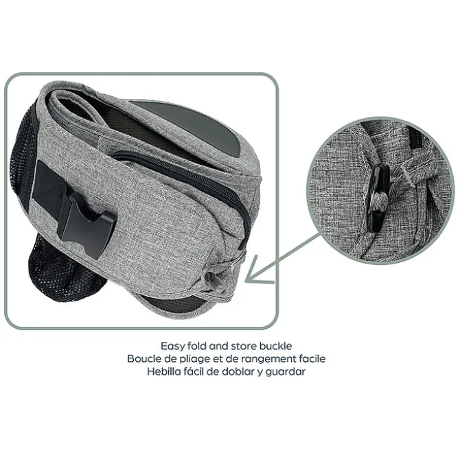 Dreambaby Porte-bébé Latéral Up & Go - Gris