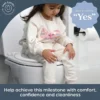 Dreambaby Réducteur de Toilette Ezy-Toilet - Gris