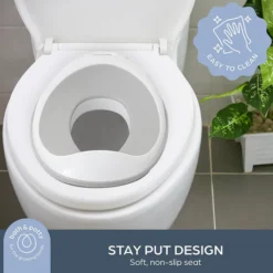 Dreambaby Réducteur de Toilette Ezy-Toilet - Gris