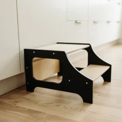 Duck Woodworks Escabeau en Bouleau - Noir