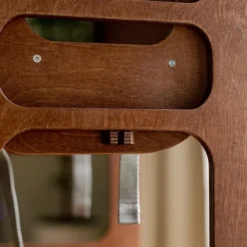 Duck Woodworks Tour de Cuisine Pliable en Bouleau Avec Kit Chaise Haute - Miel