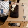 Duck Woodworks Tour de Cuisine Pliable en Bouleau - Naturel