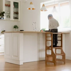 Duck Woodworks Tour de Cuisine Pliable en Bouleau - Naturel