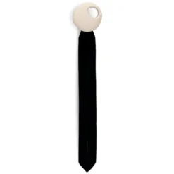 Elhée Attache Sucette Pebble - Black & Sand