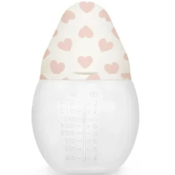 Elhée Biberon BibRond Full of Love Pink - 240 ml