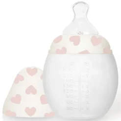 Elhée Biberon BibRond Full of Love Pink - 240 ml