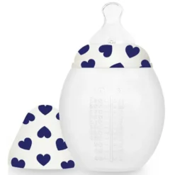 Elhée Biberon BibRond Full of Love Blue - 330 ml