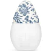 Elhée Biberon BibRond Toile de Jouy Bleu - 240 ml