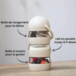 Elhée Boîte Doseuse Lait So Mimi - Sand