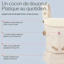 Ergobaby Porte-bébé Adapt Lin - Naturel