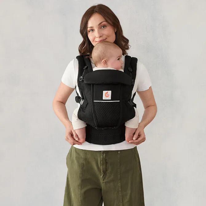 Ergobaby Porte-bébé Adapt SoftFlex Mesh - Noir Onyx