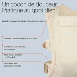 Ergobaby Porte-Bébé Embrace Soft Knit - Rose Pale