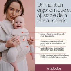 Ergobaby Porte-bébe Omni Deluxe Mesh - Bleu Nuit