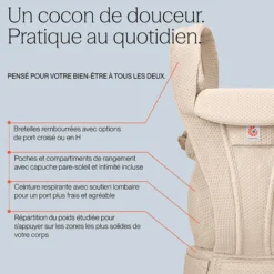 Ergobaby Porte-bébe Omni Deluxe Mesh - Naturel