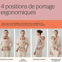 Ergobaby Porte-bébe Omni Deluxe Mesh - Naturel