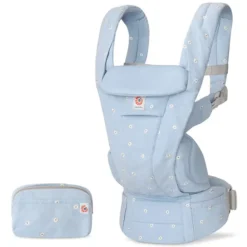 Ergobaby Porte-bébe Omni Deluxe Coton - Bleu Ciel