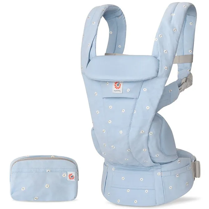 Ergobaby Porte-bébe Omni Deluxe Coton - Bleu Ciel