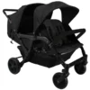 Familidoo Poussette 4 Places Lidoo City H4E - Full Black