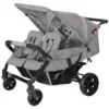 Familidoo Poussette 4 Places Lidoo Star DJ04FRL+ - Full Grey